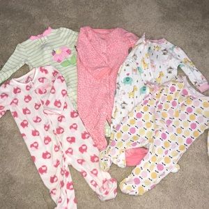 Baby girl sleeper bundle! ❤️❤️